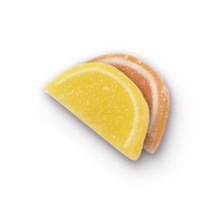 Schijfjes sinaasappel en citroen
